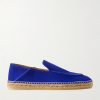 Finn Collapsible-Heel Suede Espadrilles Finn Collapsible-Heel Suede Espadrilles