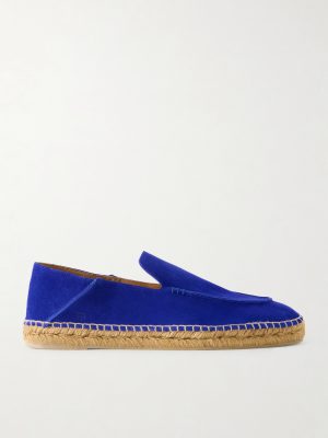 Finn Collapsible-Heel Suede Espadrilles Finn Collapsible-Heel Suede Espadrilles