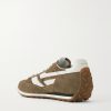 Mick Leather-Trimmed Suede Sneakers - BK Mick Leather-Trimmed Suede Sneakers - BK