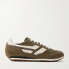 Mick Leather-Trimmed Suede Sneakers Mick Leather-Trimmed Suede Sneakers