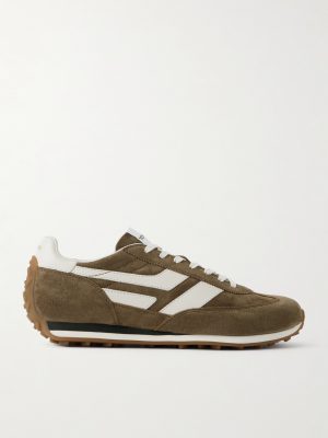 Mick Leather-Trimmed Suede Sneakers Mick Leather-Trimmed Suede Sneakers