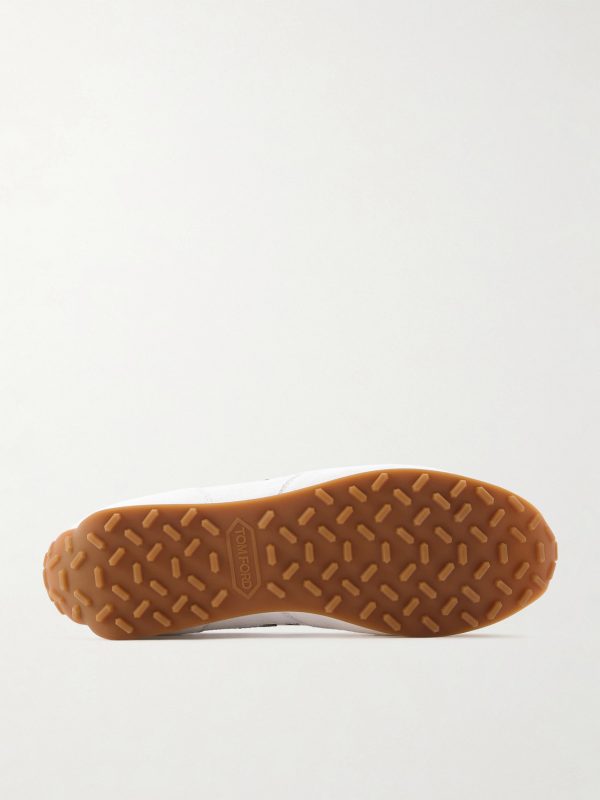 Mick Leather-Trimmed Suede and Mesh Sneakers - E1 Mick Leather-Trimmed Suede and Mesh Sneakers - E1