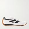 Mick Leather-Trimmed Suede and Mesh Sneakers Mick Leather-Trimmed Suede and Mesh Sneakers