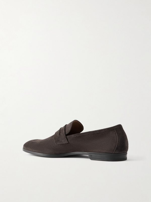 Sean Suede Penny Loafers - BK Sean Suede Penny Loafers - BK