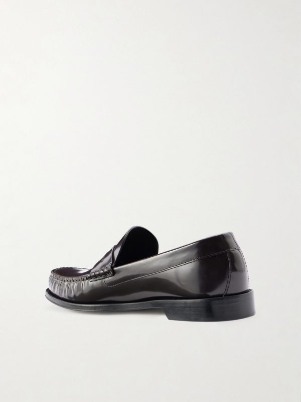 Polished-Leather Loafers - BK Polished-Leather Loafers - BK