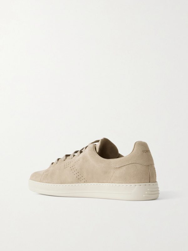 Warwick Perforated Suede Sneakers - BK