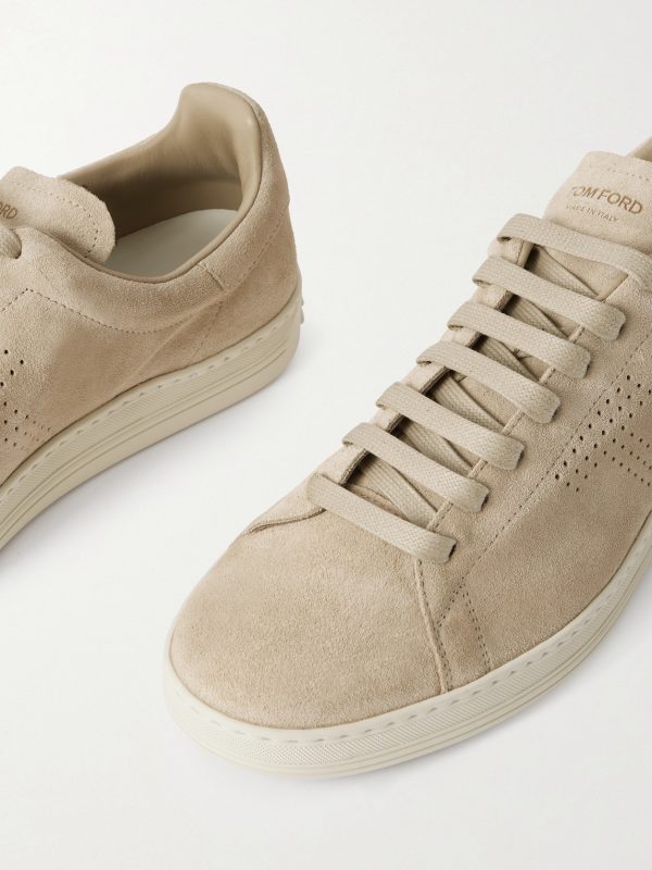 Warwick Perforated Suede Sneakers - CU