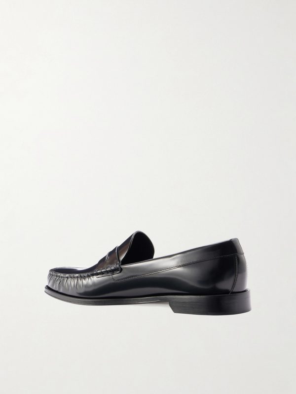 Polished-Leather Loafers - BK Polished-Leather Loafers - BK