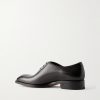 Whole-Cut Leather Oxford Shoes - BK
