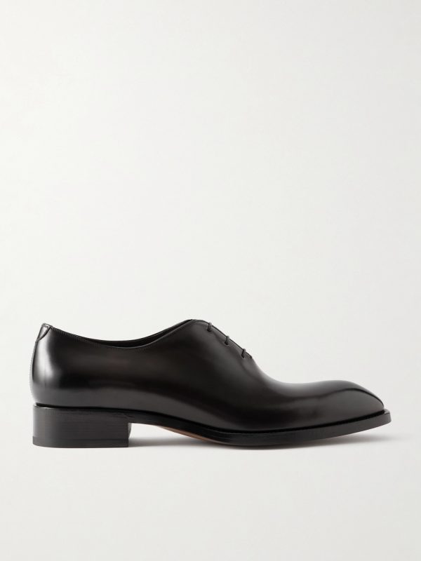 Whole-Cut Leather Oxford Shoes
