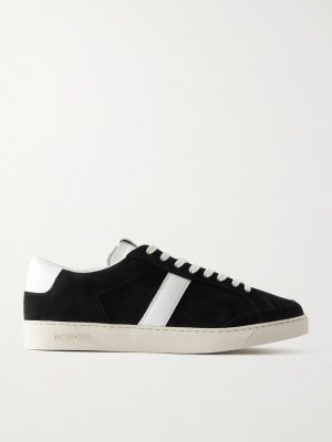 Blake Leather-Trimmed Suede Sneakers Blake Leather-Trimmed Suede Sneakers