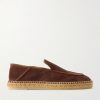 Finn Collapsible-Heel Suede Espadrilles Finn Collapsible-Heel Suede Espadrilles