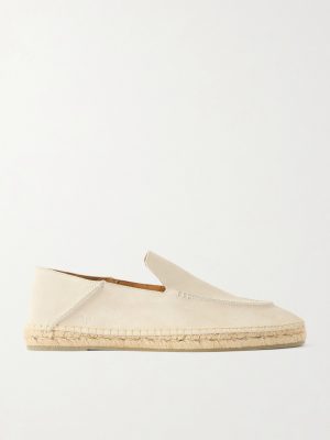 Finn Collapsible-Heel Suede Espadrilles Finn Collapsible-Heel Suede Espadrilles