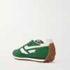Mick Leather-Trimmed Suede Sneakers - BK Mick Leather-Trimmed Suede Sneakers - BK