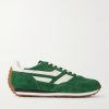 Mick Leather-Trimmed Suede Sneakers Mick Leather-Trimmed Suede Sneakers