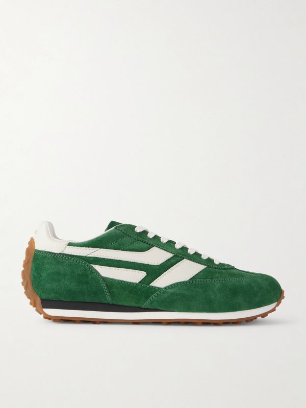 Mick Leather-Trimmed Suede Sneakers Mick Leather-Trimmed Suede Sneakers