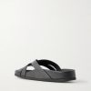 Woven Leather Sandals - BK
