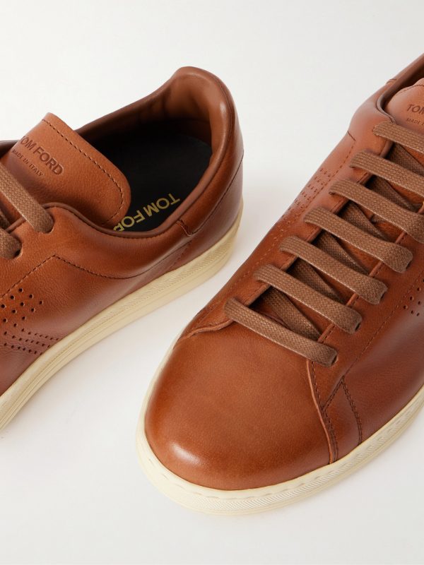 Warwick Perforated Leather Sneakers - CU Warwick Perforated Leather Sneakers - CU