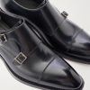 Elkan Leather Monk-Strap Shoes - CU