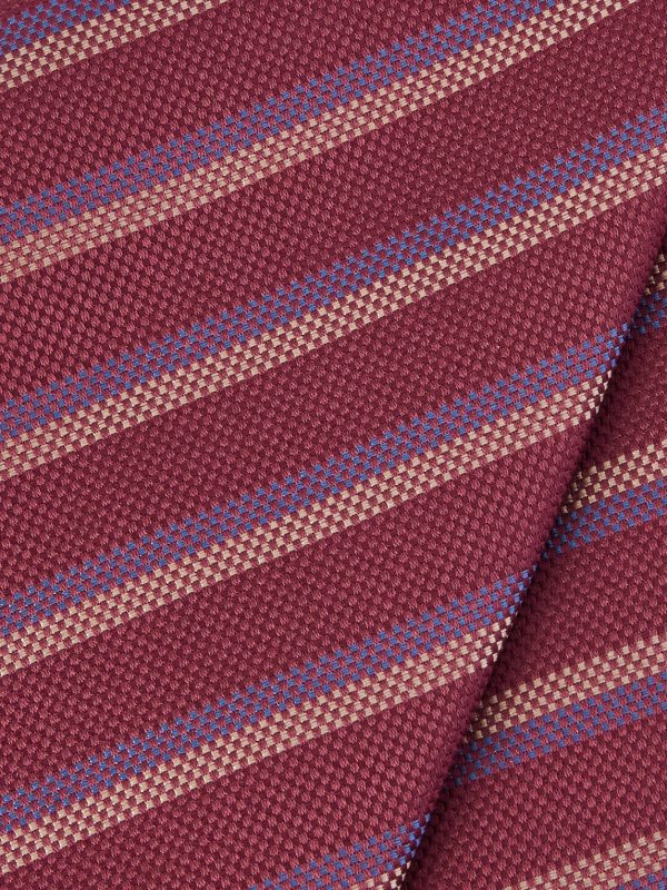 8.5cm Striped Silk-Jacquard Tie - CU 8.5cm Striped Silk-Jacquard Tie - CU