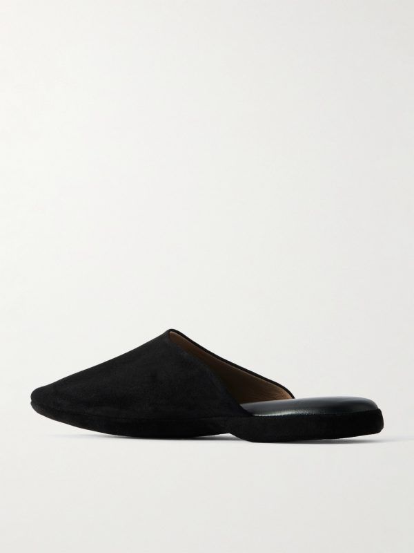 Suede Slippers - BK