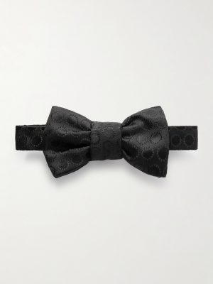 Pre-Tied Embroidered Silk Bow Tie Pre-Tied Embroidered Silk Bow Tie