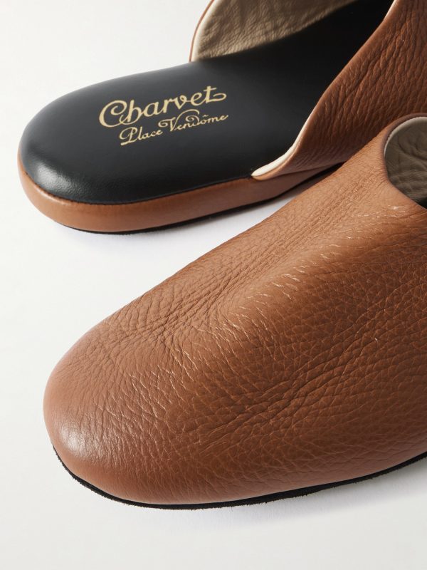 Full-Grain Leather Slippers - CU Full-Grain Leather Slippers - CU