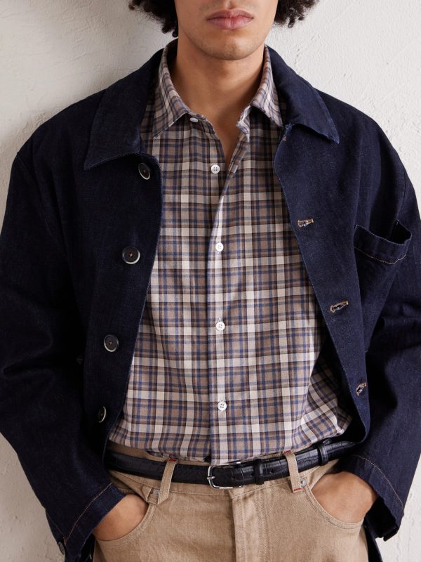 Checked Cotton-Flannel Shirt - CU Checked Cotton-Flannel Shirt - CU