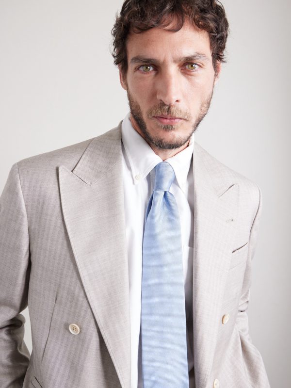 8.5cm Silk-Jacquard Tie - FR