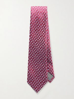 8cm Embroidered Silk Tie