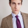 8.5cm Embroidered Silk-Jacquard Tie - FR