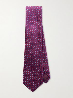 8.5cm Embroidered Silk-Jacquard Tie 8.5cm Embroidered Silk-Jacquard Tie