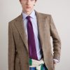 8.5cm Embroidered Silk-Jacquard Tie - OU
