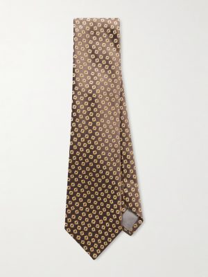 8cm Embroidered Silk Tie