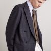 8cm Embroidered Silk Tie - OU 8cm Embroidered Silk Tie - OU