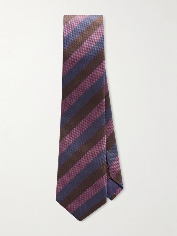 8.5cm Striped Silk Tie 8.5cm Striped Silk Tie