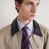 8.5cm Striped Silk Tie - OU 8.5cm Striped Silk Tie - OU
