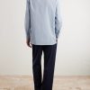 Striped Cotton-Poplin Shirt - BK Striped Cotton-Poplin Shirt - BK