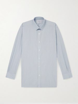 Striped Cotton-Poplin Shirt