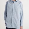 Striped Cotton-Poplin Shirt - OU Striped Cotton-Poplin Shirt - OU
