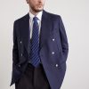 8.5cm Striped Silk-Jacquard Tie - OU
