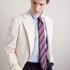 8.5cm Striped Silk Tie - FR 8.5cm Striped Silk Tie - FR
