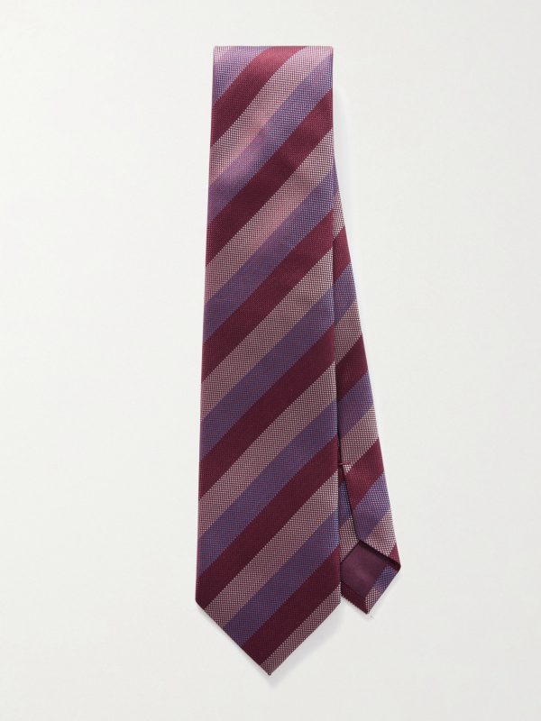 8.5cm Striped Silk Tie 8.5cm Striped Silk Tie