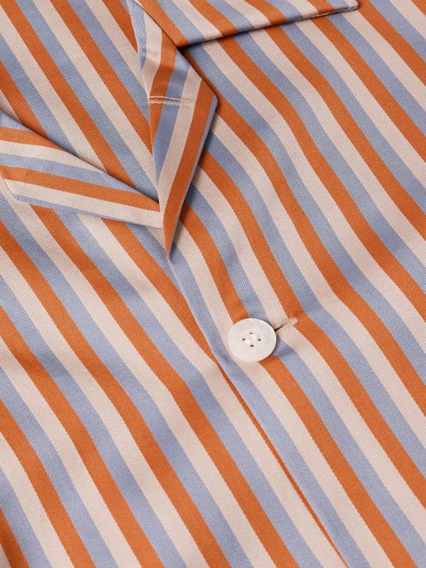 Wellington Striped Cotton-Poplin Pyjama Set - CU Wellington Striped Cotton-Poplin Pyjama Set - CU