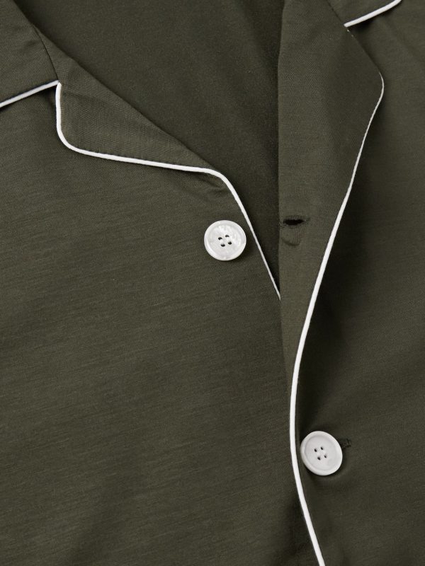 Basel Stretch-Micro Modal Jersey Pyjama Set - CU Basel Stretch-Micro Modal Jersey Pyjama Set - CU