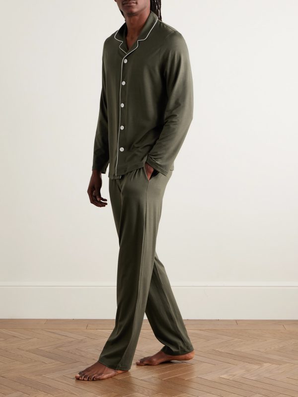 Basel Stretch-Micro Modal Jersey Pyjama Set - OU Basel Stretch-Micro Modal Jersey Pyjama Set - OU