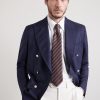 8.5cm Striped Silk-Jacquard Tie - OU 8.5cm Striped Silk-Jacquard Tie - OU