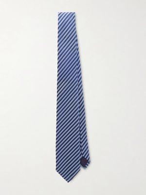 8.5cm Striped Silk-Jacquard Tie