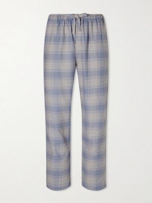 Kelburn 52 Straight-Leg Checked Brushed-Cotton Pyjama Trousers Kelburn 52 Straight-Leg Checked Brushed-Cotton Pyjama Trousers