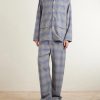 Kelburn 52 Straight-Leg Checked Brushed-Cotton Pyjama Trousers - OU Kelburn 52 Straight-Leg Checked Brushed-Cotton Pyjama Trousers - OU